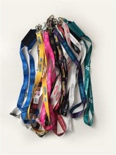 50 PEZZI LACCIO PORTA CHIAVI COLLO CELLULARE SMARTPHONE FOTOCAMERA PORTA BADGE A