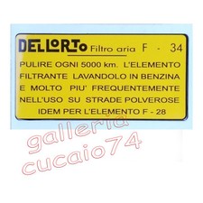 ADESIVO MANUTENZIONE FILTRO ARIA PER LAMBRETTA LI 1 CON SCATOLA FILTRO ROTONDA