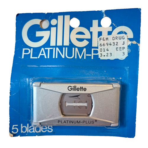 Rasoio gillette platinum plus - rasoio,