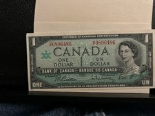 Banconota Canada 1967 $1 One