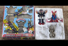 L'invincibile Robot Trider g7 Mini Set 3 Pezzi Ceppi Ratti Vintage Toys