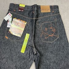 Jeans denim vintage y2k fubu - jeans,