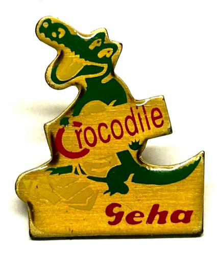 Spilla coccodrillo geha - coccodrillo, (h25)