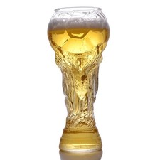 Bicchiere birra trofeo calcio