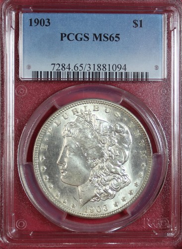 1903 dollaro morgan pcgs - dollaro,