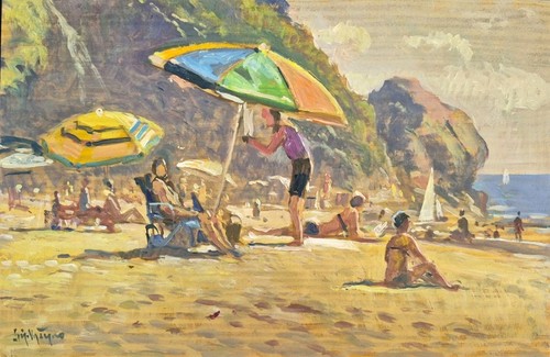 Dipinto olio tavola - su,