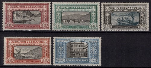 Regno italia 1923 manzoni - d'italia,