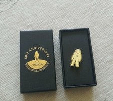 raro Omega Speedmaster 50th Moon Landing Anniversary - distintivo spilla oro astronauta