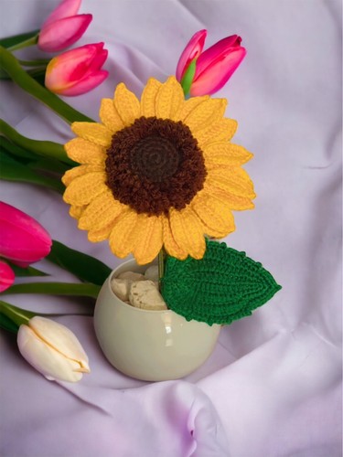Girasole uncinetto - girasole,