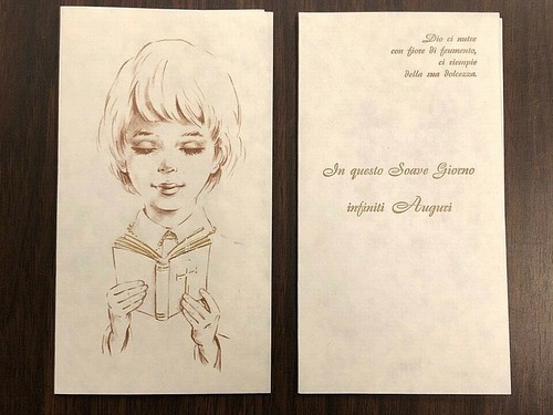 Biglietto auguri comunione - biglietto,