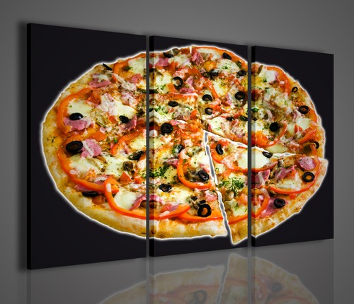 Quadri moderni pizza quadro - quadri,
