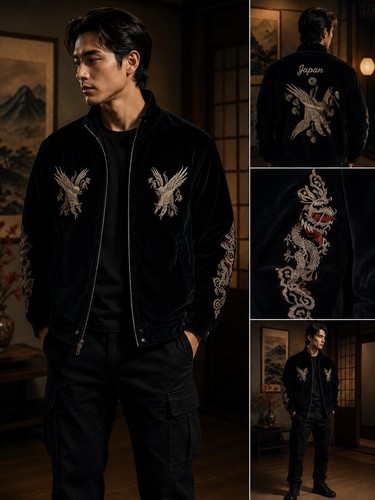 Bomber japan sukajan - japan, raro