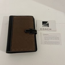 Coach Monogram Planner Marrone