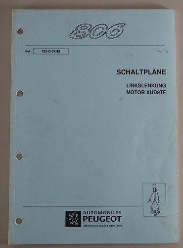 Manuale officina peugeot - manuale, 806
