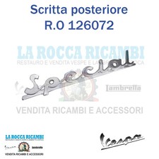 Scritta Posteriore Cromata
