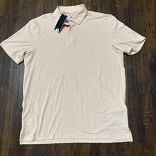 Polo da golf Adidas Go-To Polo Powder Colar JJ1721 da uomo taglia Large nuove con etichette. B4