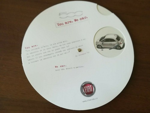 Fiat 500 vecchio depliant - 500,