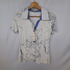 T-Shirt Alviero Martini  colore bianco taglia 44 da donna