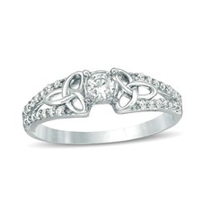 0.30Ct Moissanite Celtic Knots