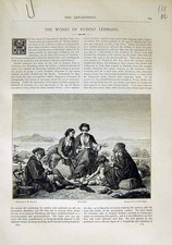 Stampa antica originale 1870