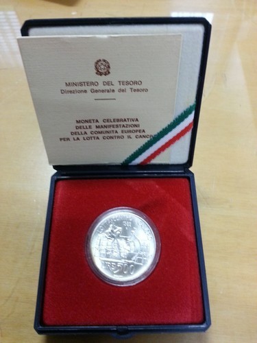 Talia 500 lire argento 1989 - talia,