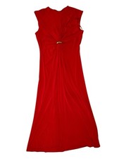 Abito lungo donna rosso A-Line
