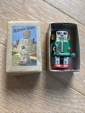 Tin Toy Zoomer Robot - Green