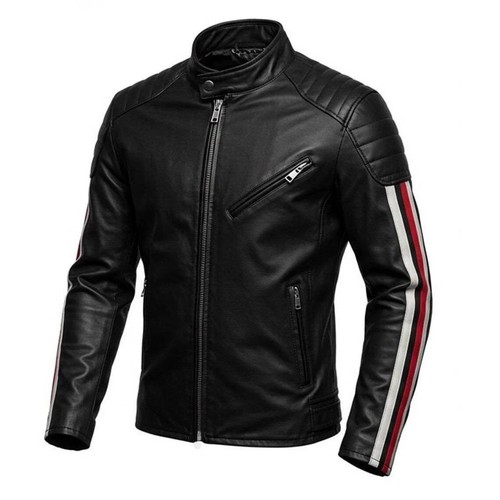 Giacca motociclista uomo nera - uomo,