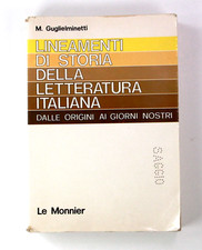 Lineamenti di Storia della Letteratura Italiana Marziano Guglielminetti 1980