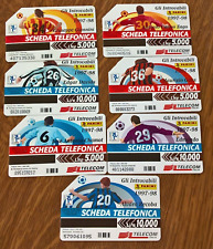 7 schede carte telefoniche italiane GLI INTROVABILI