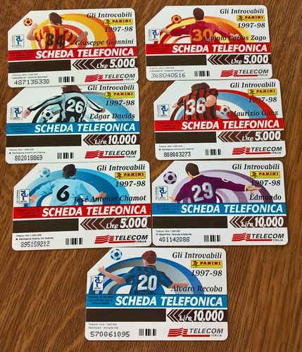 Schede carte telefoniche - 7,