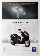 Pubblicita' Advertising Werbung Peugeot Satelis Moto Scooter Biker 2006 (R1)