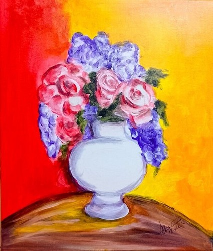 Quadro acrilico tela - su, 30x35