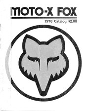 Moto X Fox Racing 1978 Vintage
