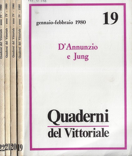 Quaderni del vittoriale - del, 19