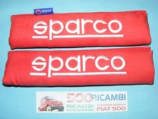 KIT COPRI CINTURE SPARCO ROSSE PASSA CINTURE DI SICUREZZA SEDILI