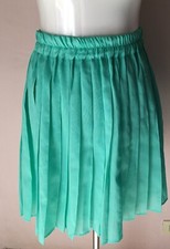 Gonna corta  pieghe poliestere