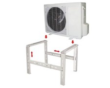 Staffa a Pavimento TELESCOPICA per Climatizzatori Supporto Estensibile