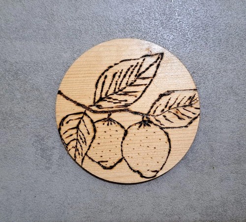Legno decorato pirografo - decorato,