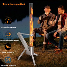 Pellet Heater con tubo vetro