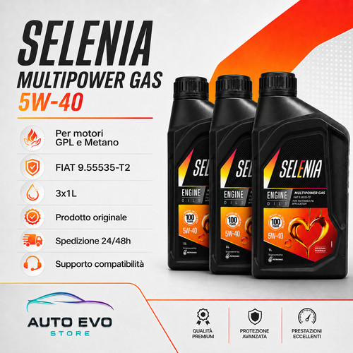 Olio motore selenia multipower - motore,