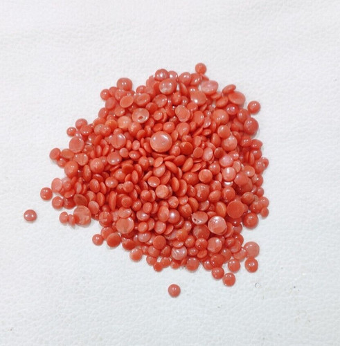 Italia corallo tondo - , cabochon