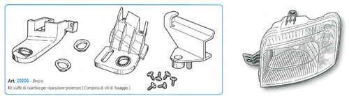 Kit riparazione proiettore - kit,