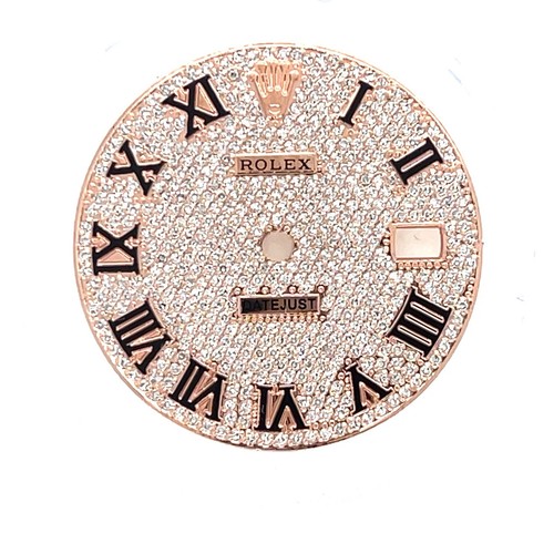 Rolex custom pave full natural - custom,