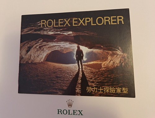 Genuine rolex booklet - ch, hk