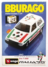 Pubblicita' Bburago Fiat Uno Italia '90 Auto Vintage Advertising 1989 (T10