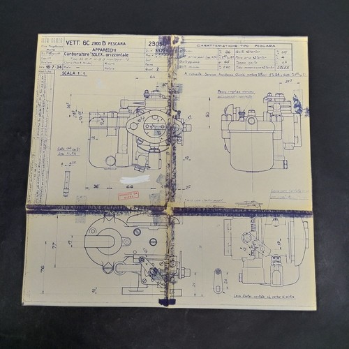 Fotocopia del disegno - , d'epoca