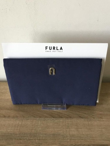 Pochette furla blu navy - navy, nylon