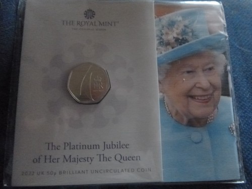 Moneta 50p regina - regina, elisabetta