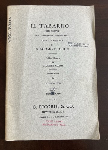 1918 tabarro giacomo - 1918,